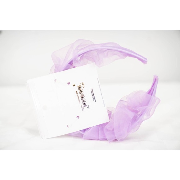 Purple Toule Hair Band - Picture 2 of 2
